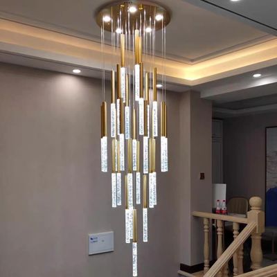 Otel Koridor Merdiven Kristal Çubuk Kolye Işık Balkon Koridor Asılı Aygıtlar