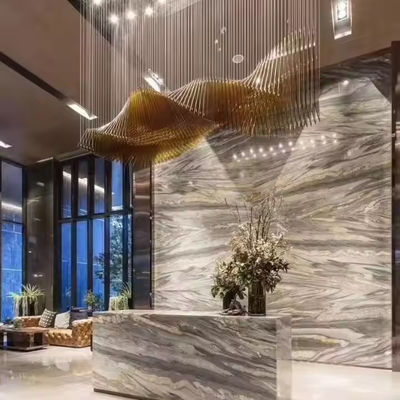 Standart olmayan Proje Sandpan Lobby Light LED Çanakkale Çay için Akrilik Işık Çanakkale Otel Satış Departmanında