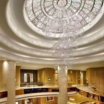 Kristal Standart Olmayan Mühendislik Özel Otel Salonu Çanakkale Bayram Salonu Kristal Top Ağı Metal Mühendislik Lamba