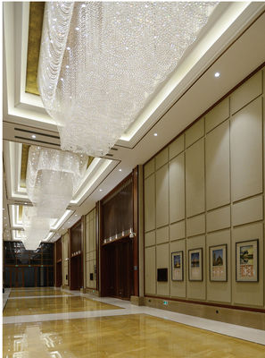 Dekoratif Işık Balo Salonu Alışveriş Merkezi Işık Otel Lobisi Büyük Şamdan Lüks Tavan Kristal Işık