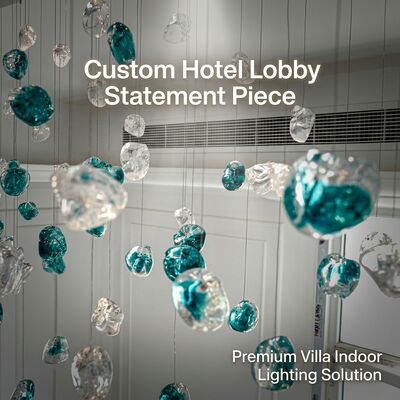 Toptan Su Damlacık Avize Kristal Kolye Işıkları Adedi 30-50 adet Esnek Sipariş Otel Villa Ticari Tedarik